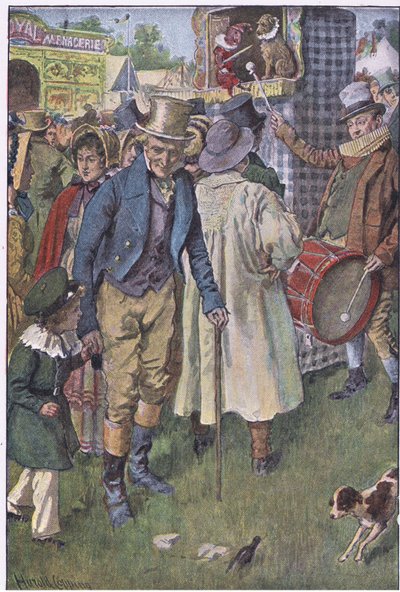 Tom and Benjy at the Fair by Harold Copping